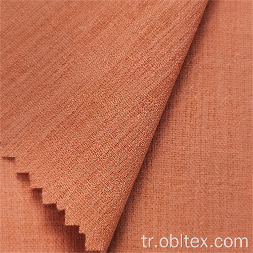 OBL22-C-064 Elbise için polyester taklit keten